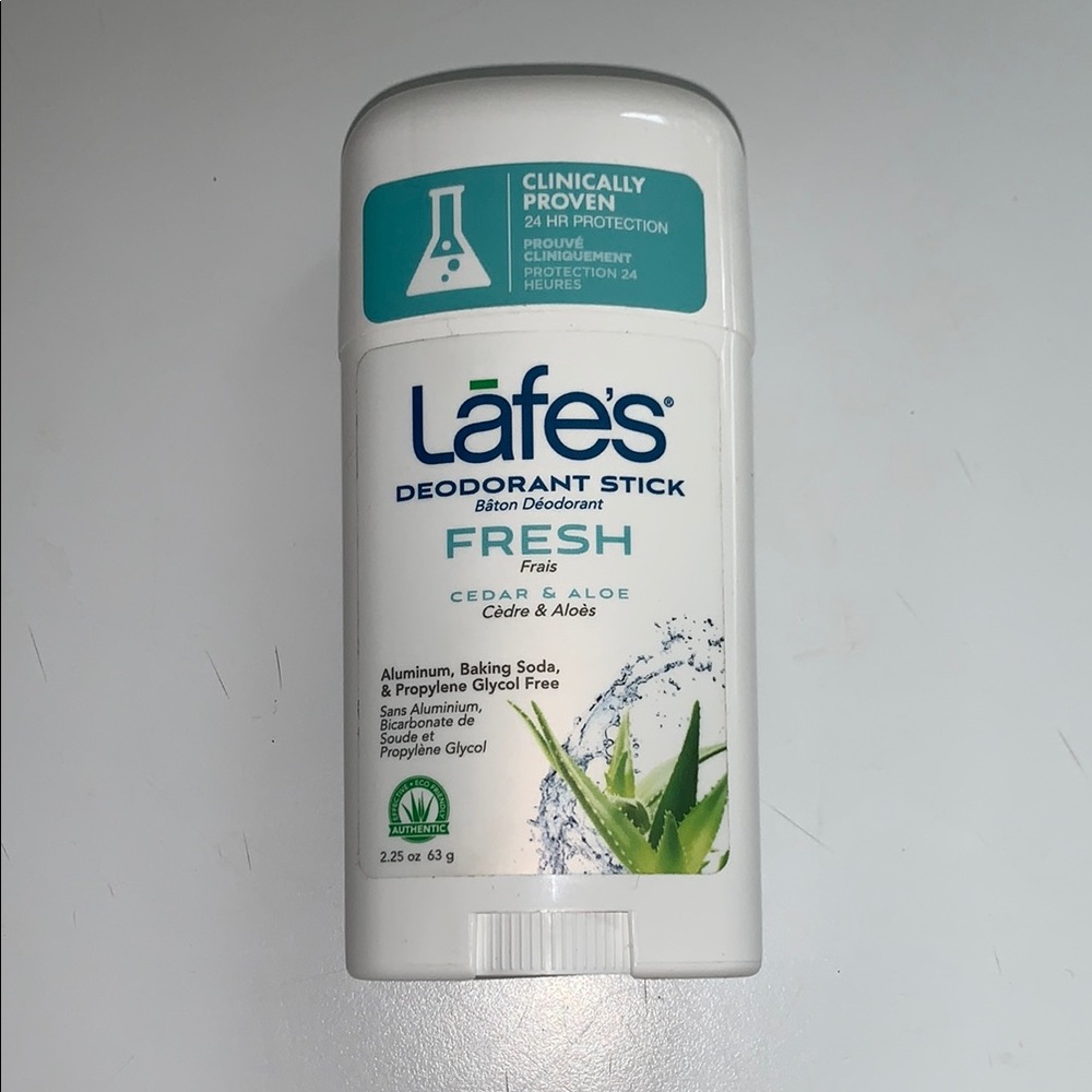 Lafe's Fresh Cedar + Aloe Deodorant Stick (Never Used)